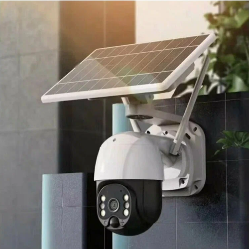 Уличная беспроводная поворотная 4G PTZ камера видеонаблюдения с солнечной батареей IP66 датчик движение 799900₽