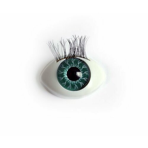 Глаза с ресницами Magic 4 Toys 22 мм, цвет бирюза (глаза. TK22. С. РЕС)