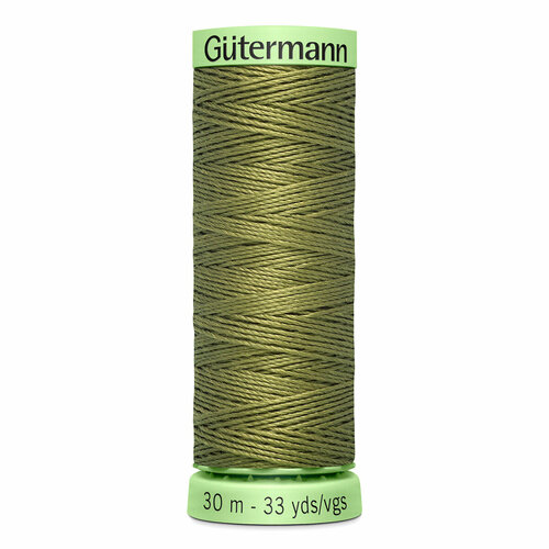 фото Нитки швейные top stitch 30/30 м для декоративной отстрочки, 100% полиэстер, gutermann 744506 (432 оливково-зеленый), 5 шт