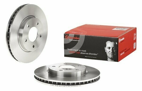 Диск тормозной передний Brembo 09. B647.10