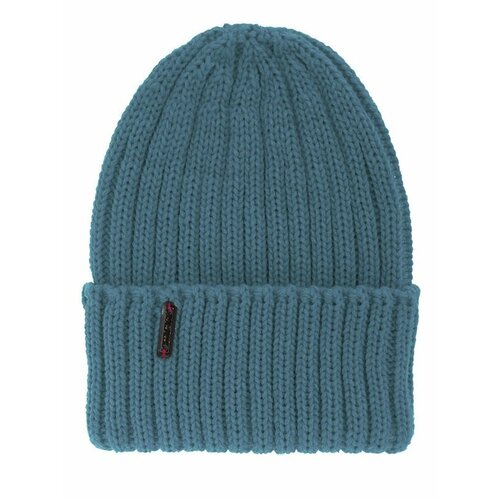шапка для девочки цвет мята сердечко размер 54 58 Шапка mialt, размер 54-58, синий