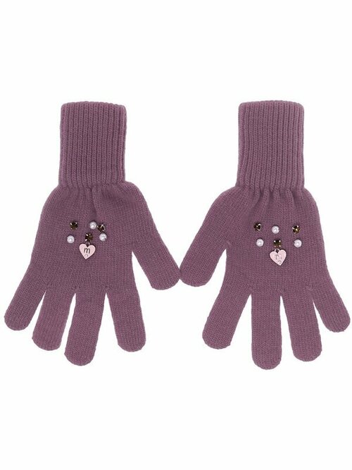 Перчатки mialt, размер 3-5 лет, фиолетовый