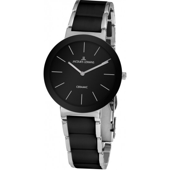 Наручные часы JACQUES LEMANS High Tech Ceramic, стальной/черный