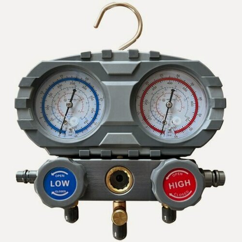 Изображение товара Коллектор манометрический Royal Clima RT-MG20BU-R410 (2-вент, 3 штуц, R22/R32/R134/R410, М1/4", без шлангов)