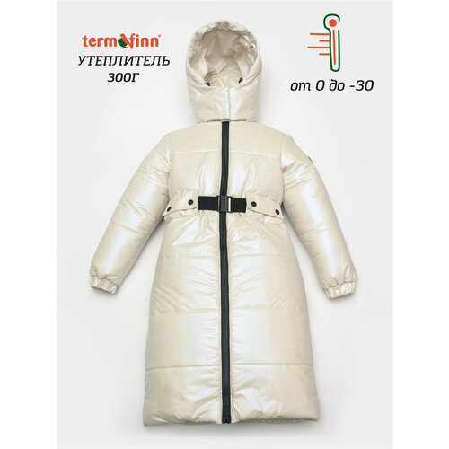 фото Парка orso bianco джоди, размер 146, экрю, бежевый