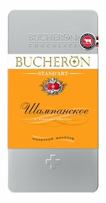 Шоколад Bucheron со вкусом шампанского и взрывной карамелью, 100 г