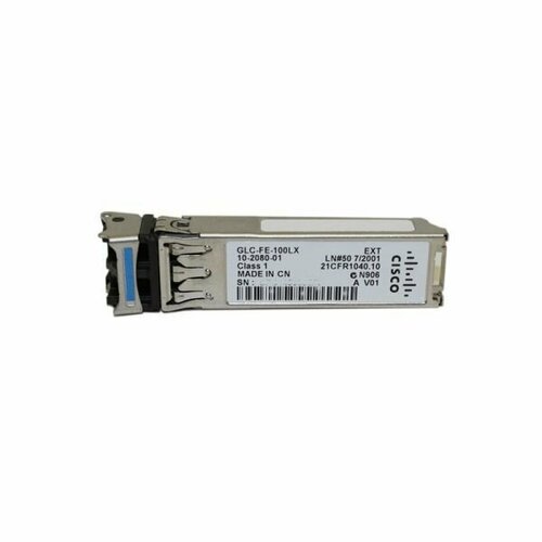 Трансивер Cisco GLC-FE-100LX SFP 100Mbps 100Base-LX MMF 1310nm 10km Pluggable miniGBIC LC