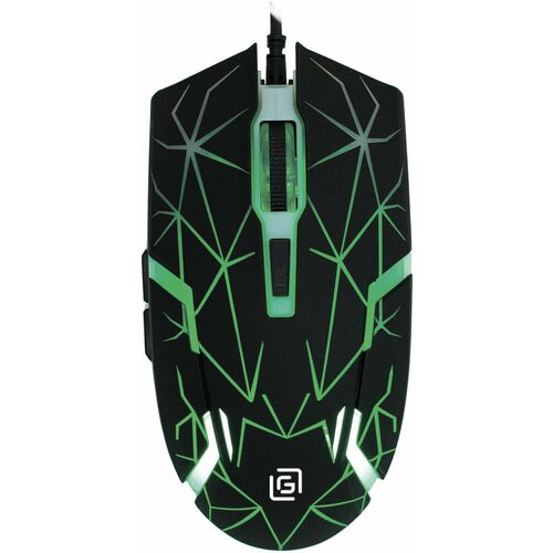 Мышь проводная компьютерная Оклик 701G оптическая 3600dpi USB 5 кнопок черная 53500₽