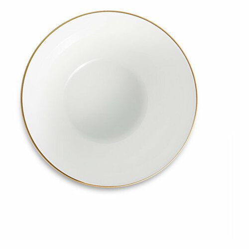 Тарелка суповая Narumi Сверкающее Золото 23 см, фарфор костяной