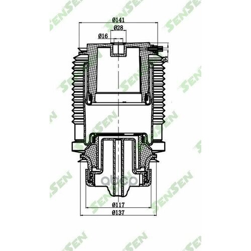 Подушка Пневматическая Sensen арт. SAR022