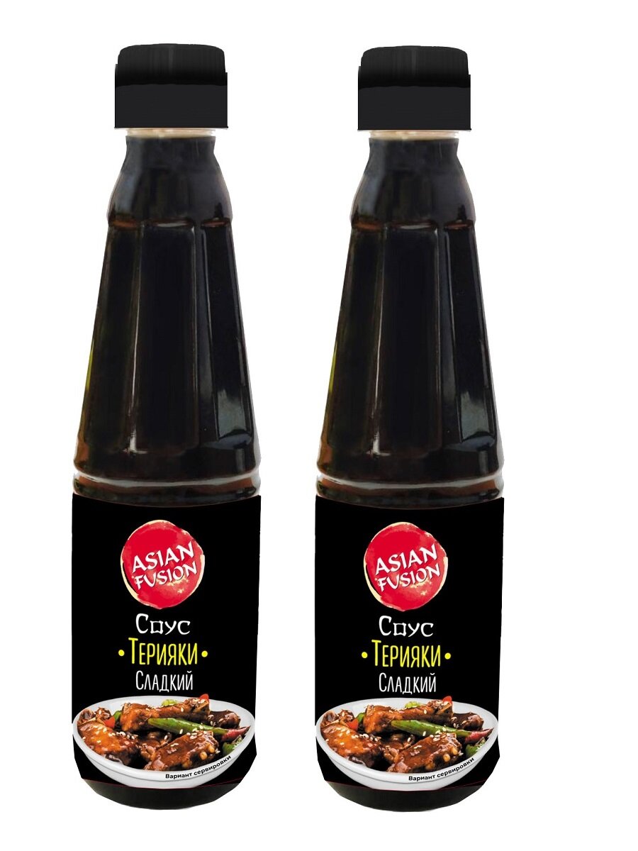 фото Соус Asian Fusion "Терияки сладкий" пэт-бутылка 250 мл. - набор 2 шт.