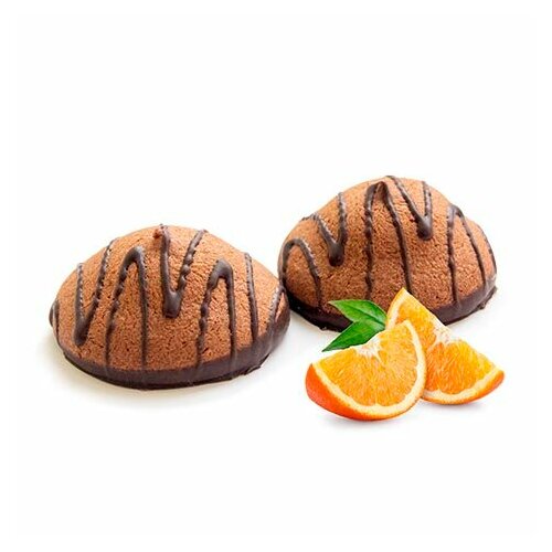 Печенье бисквитное Шоколадное с начинкой со вкусом апельсина, Выбор Лакомки, 2 кг.