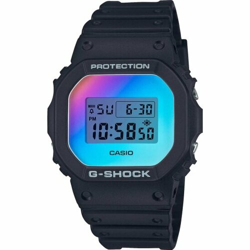Наручные часы CASIO G-Shock DW-5600SR-1, черный, серый наручные часы casio dw h5600 1 черный
