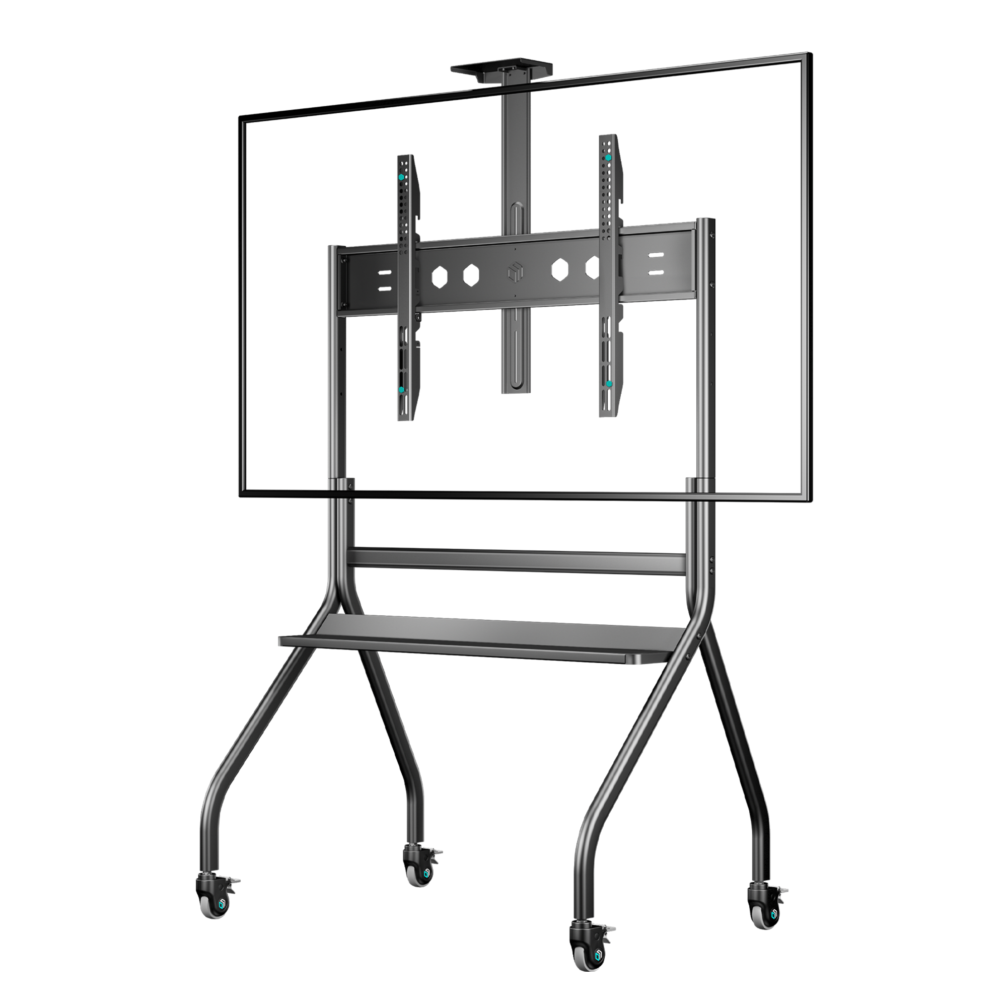 ONKRON TS2080 чёрная мобильная стойка для телевизора 60"-120"