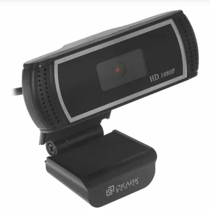 Камера Web Оклик OK-C013FH черный 2Mpix (1920x1080) USB20 с микрофоном
