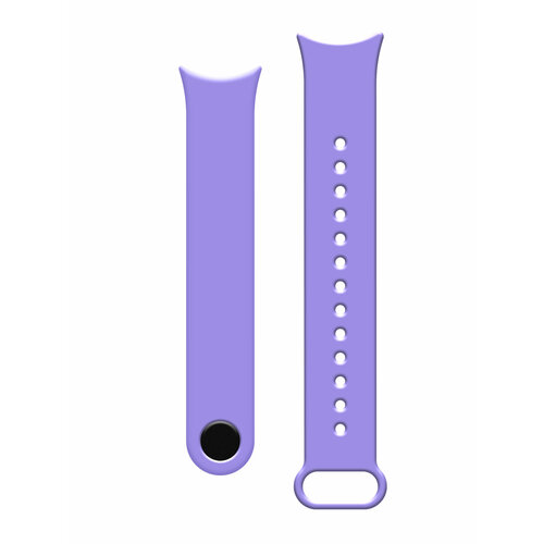 Ремешок силиконовый для фитнес браслета Xiaomi Mi Smart Band 8 (Ксиоми Ми Смарт Бэнд 8) фиолетовый, Brozo ремешок для фитнес браслета на xiaomi mi band 7 ксиоми ми бенд 7 красный brozo