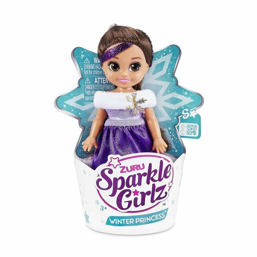 мини кукла zuru sparkle girlz зимняя принцесса Мини-кукла Zuru SPARKLE GIRLZ 11,5 см Зимняя принцесса Джулия / 10031TQ3