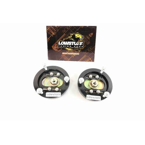 BMW E46, E39, E60, E61, E31, Z4 E85, Z4 E89 опоры переднего амортизатора с регулировкой развала тюнинг на ШС LOWSTUFF LSCPBMWE46