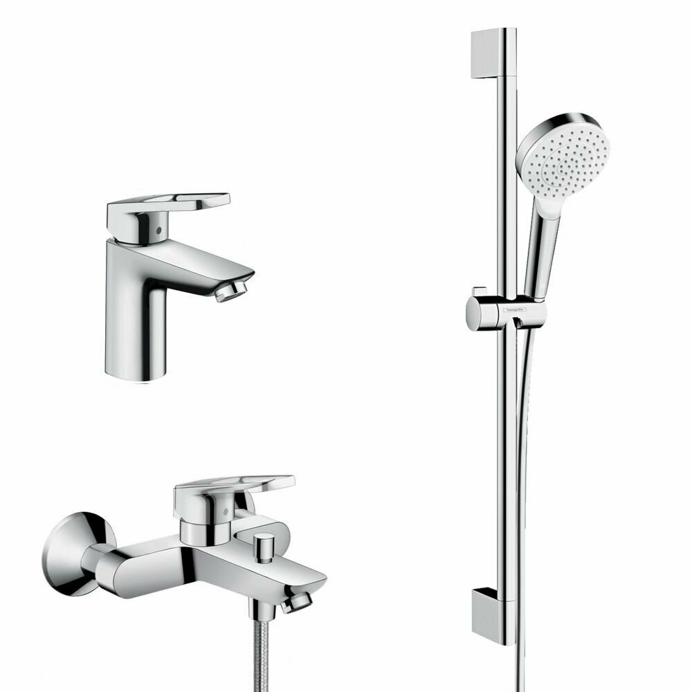 Комплект смесителей Hansgrohe Logis Loop хром