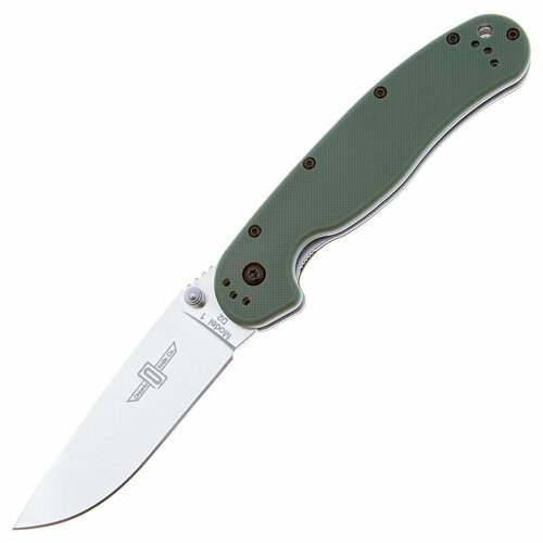 фото Нож складной ontario rat-1 8867od, 89 мм, зеленый
