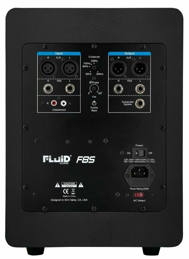 Сабвуфер Fluid Audio F8S