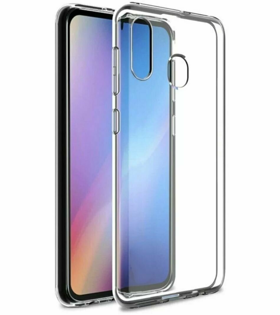 Силиконовый прозрачный чехол для Samsung Galaxy A20/ A30 M30 Самсунг галакси А30 а20