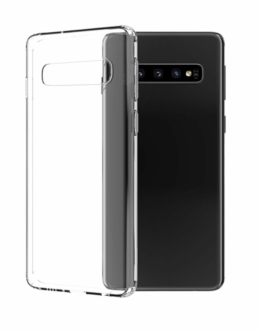 Samsung Galaxy S10 Plus / s10+ Силиконовый прозрачный чехол, Самсунг галакси с10 плюс с10+