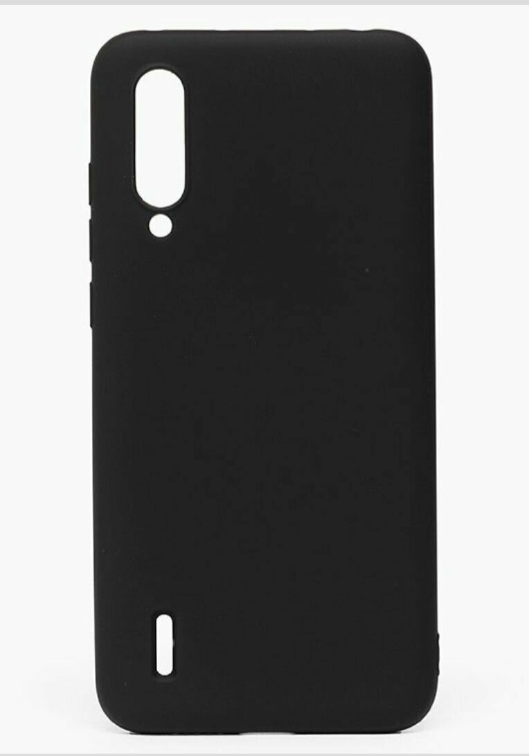 Силиконовый чёрный чехол для Xiaomi Mi A3 Lite , ксиоми ми А3 лайт , Сяоми