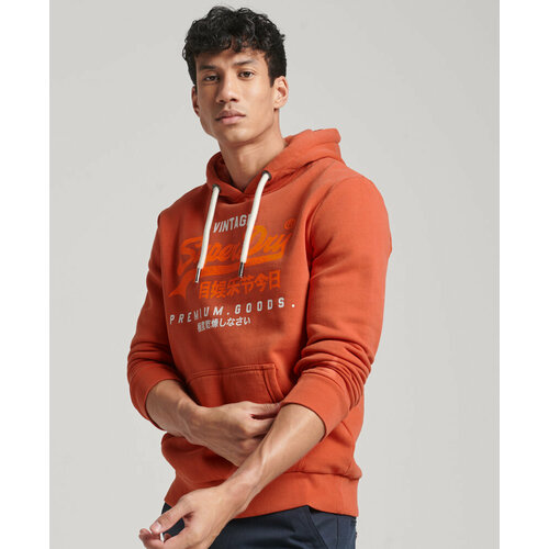 фото Худи superdry, размер l, оранжевый