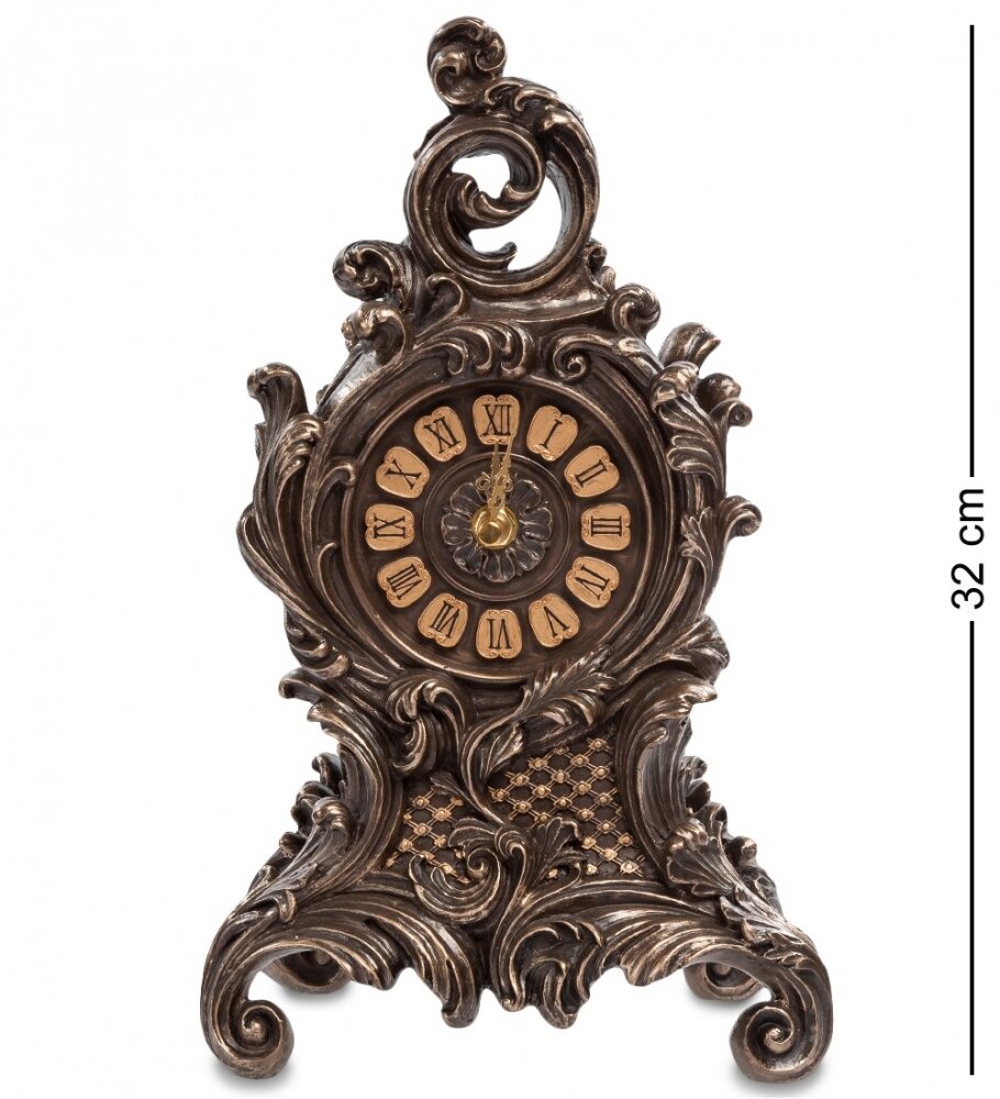Часы в стиле рококо Veronese (bronze) WS-616