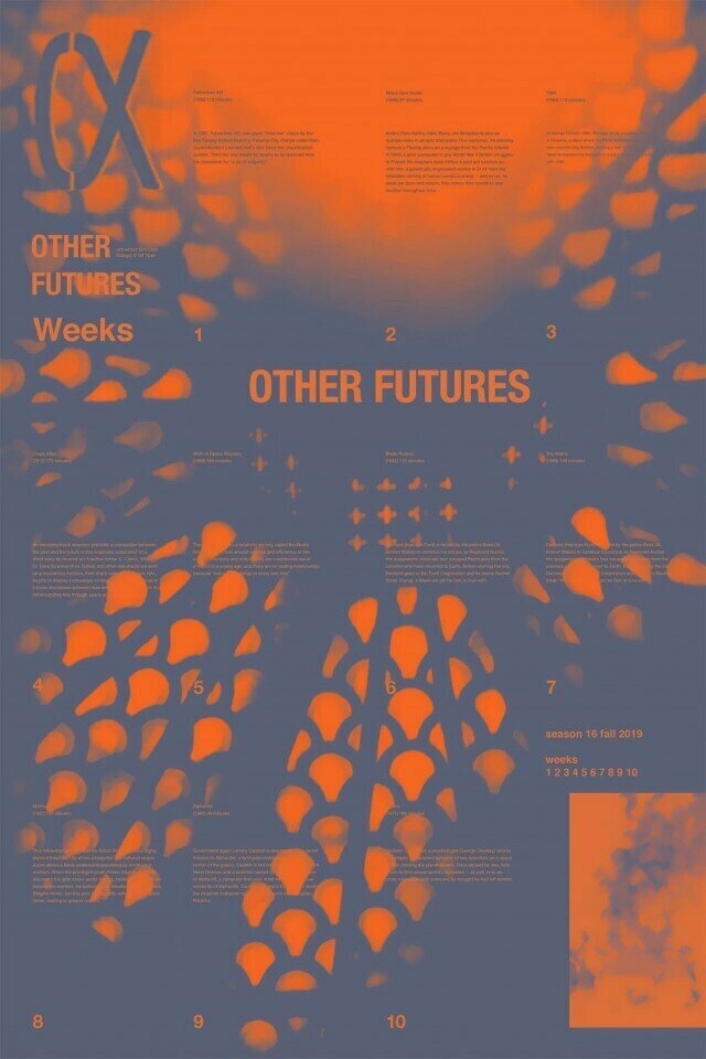 Плакат постер на бумаге Other Futures Другое будущее. Размер 30 х 42 см