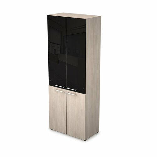 Шкаф для документов комбинированный стекло 