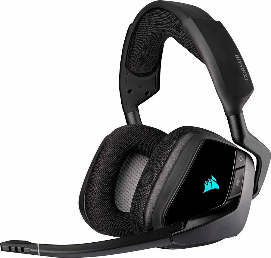 Наушники игровые Corsair Void RGB Elite Wireless, черный цвет