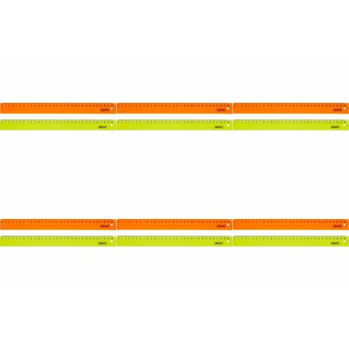 Attache Economy Линейка 30 см, 2 шт, 6 уп