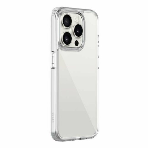 Чехол KZDOO Guardian для смартфона Apple iPhone 15 Pro противоударный, прозрачный