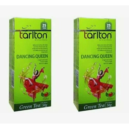 Tarlton Чай зеленый, танец королевы, 25 шт, 2 уп
