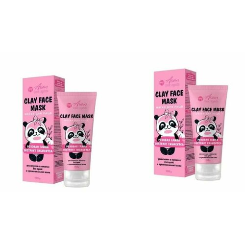 Vilsen Маска для лица с розовой глиной и экстрактом гибискуса 100 мл - 2 шт 477₽