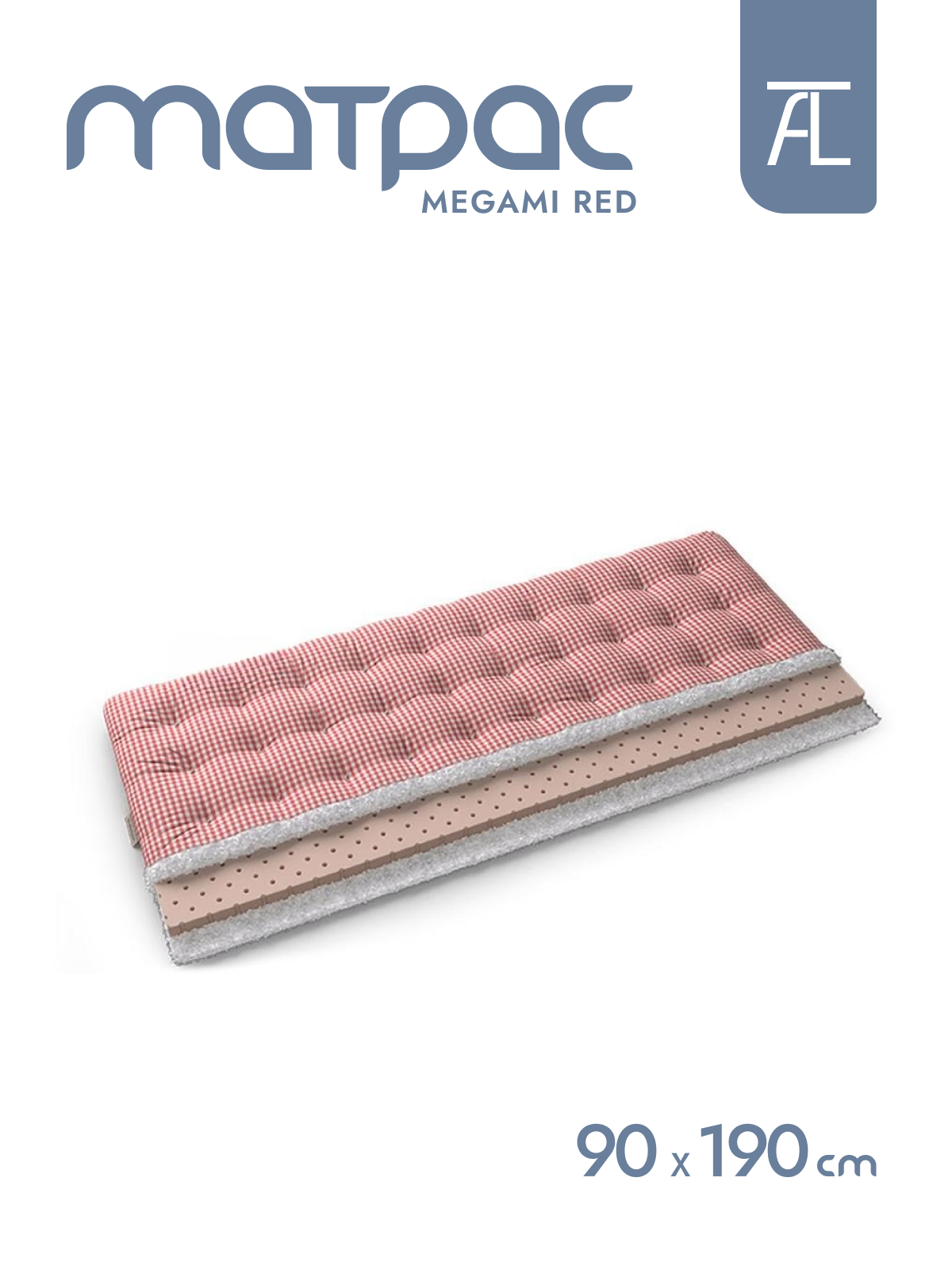 Матрасы Mr.Mattress Megami red, 90х190 см