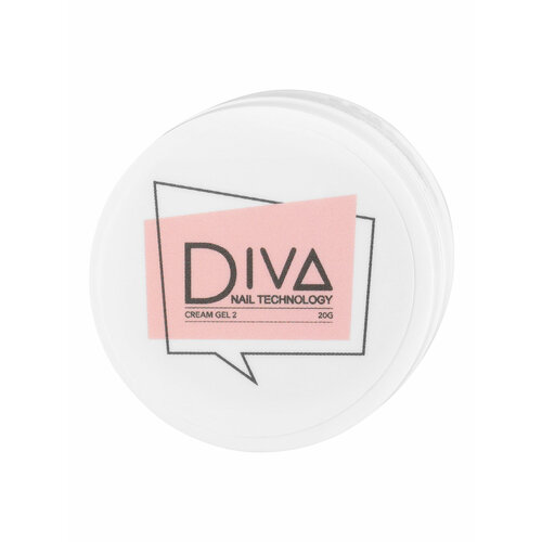 Diva Nail Technology, Гель Сream Gel №2 гель diva nail technology сream gel 3