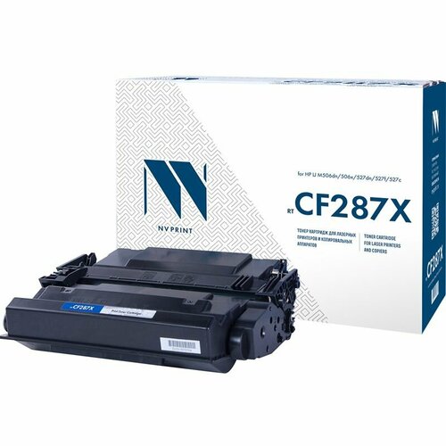 Картридж NV Print NVM-CF287X, для HP LaserJet Pro M506dn/M506x/M501dn/M501n/M527dn/ M527f/M527c, совместимый картридж лазерный nv print nv cf287x nv 041h для hp canon m506 m527 lbp312x ресурс 20000 страниц nv cf287x 041h