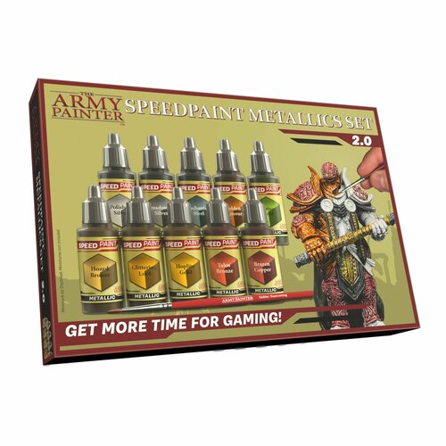Набор красок Army Painter Speedpaint Metallic Set 2.0 набор модельных пинцетов army painter tweezers set