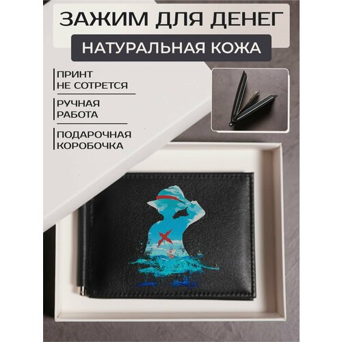 фото Зажим для купюр russian handmade, фактура гладкая, черный