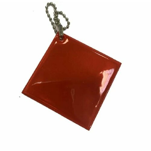 Светоотражатель , 1 шт., красный