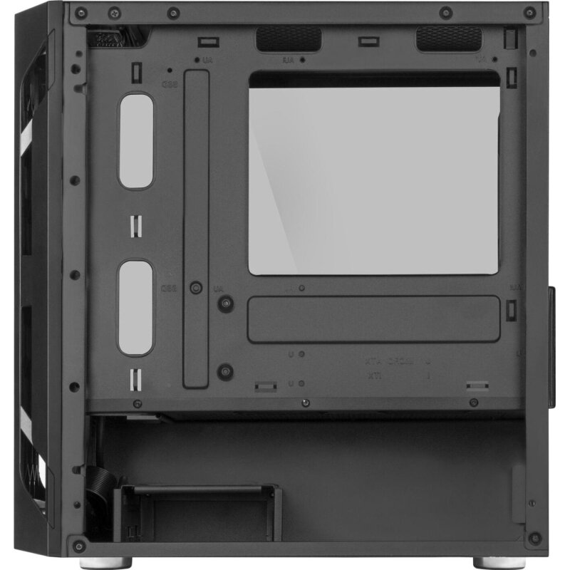 Корпус mATX SilverStone SST-FAH1MB-PRO черный, без БП, боковая панель из закаленного стекла, USB 3.0, 2*USB 2.0, audio - фото №11