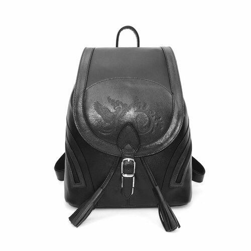 фото Рюкзак торба kalinovskaya, фактура гладкая, черный