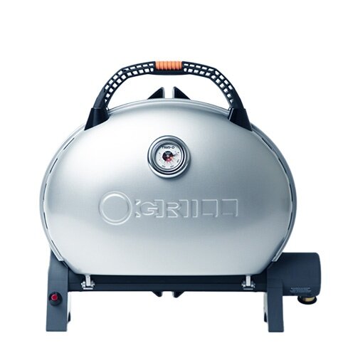 Газовый гриль O-Grill 900MT серебряный Стальной