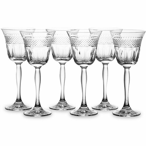 6 бокалов для белого вина Cristal de Paris Megeve Blanc 170 мл (арт. 12154/3)