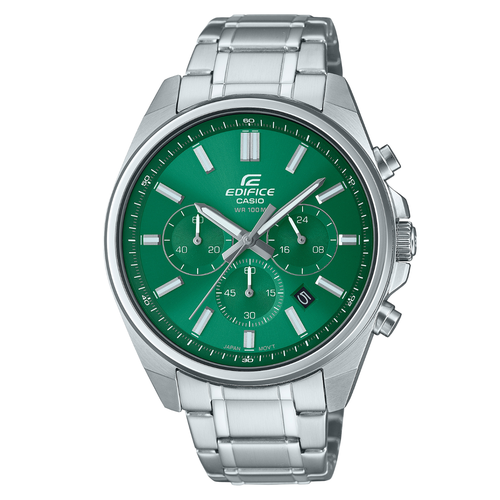 наручные часы casio edifice efv 650d 3a зеленый Наручные часы CASIO Edifice EFV-650D-3A, серебряный, серый