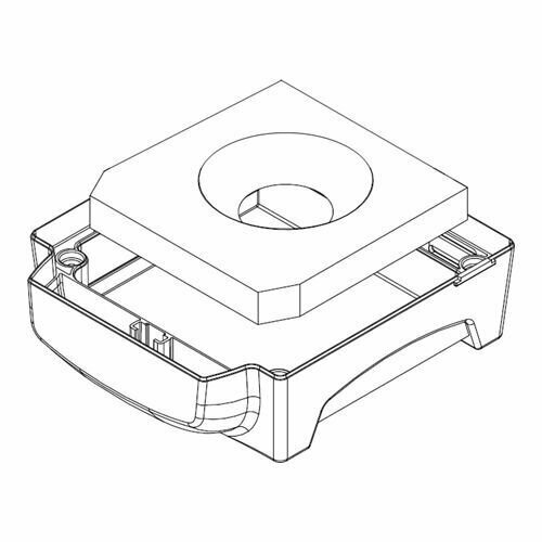 коврик центрирующий для блендера вайта преп3 и др машин 2скор vitamix 7011906 Vitamix VM15784 Нижняя часть корпуса для блендера VitaMix T&G и BS