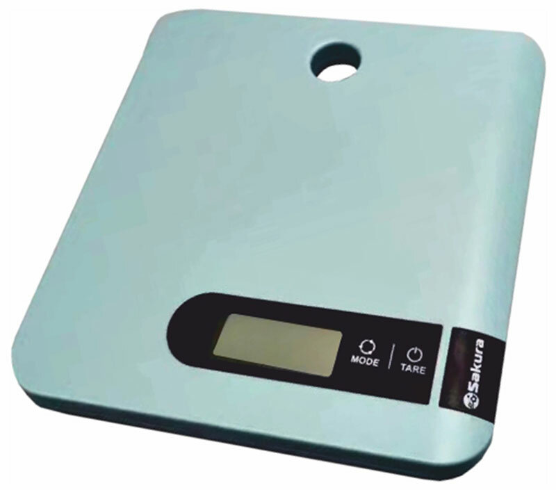 фото Кухонные весы Sakura SA-6051BL, 5 кг, электронные, голубой